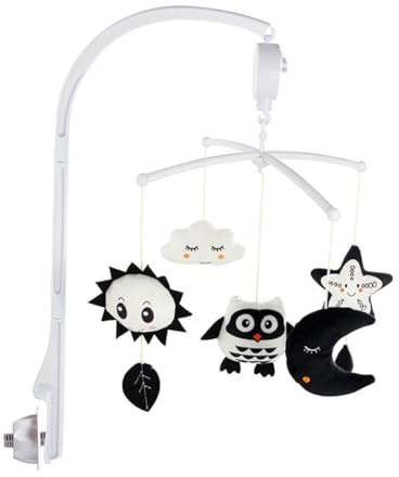 Baby musik mobil babysäng musiklåda mobil baby flicka pojke mobilhållare babysäng skötbord med musik baby mobilhållare för babysäng mobil baby vindspel