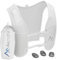 White ArcticFit LED Running Vest - Adjustable Unisex Reflective Vest with Phone Holder and Storage - Lightweight and Durable Running Backpack Alternative - Hydration Vest (White, One Size)