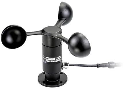 CAYUND Anemometer Wind Speed Sensor BRW200-1000 RS485 Aluminum Alloy Speed Sensor Three Cup Anemometer Marine Cup Anemometer