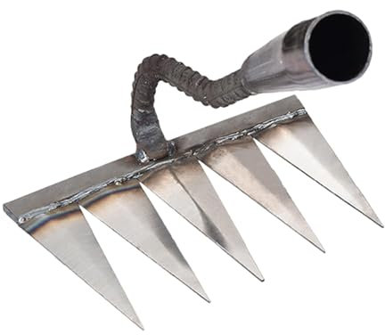 Rateau Jardin, Outillage De Jardin, Rateau De Désherbage Outils Jardinage, Out De Désherbage avec Bords Tranchants pour Terrasse, Ferme, Potager, Arrière-Cour