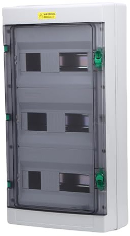 Cuifati Caja de Distribución Eléctrica, Cuadro de Distribución de Circuitos de Circuito de 2.8 Mm de Espesor ABS para Talleres