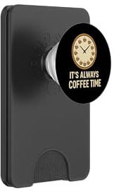 Tazza con orologio It's Always Coffee Time PopSockets PopWallet per MagSafe