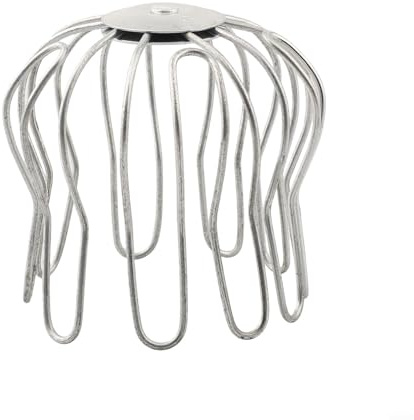Per grondaia, tappo per tubo di pioggia con filo di ferro zincato, da 60-70 mm a 110-120 mm, copertura di drenaggio multi-formato per tetto e balcone