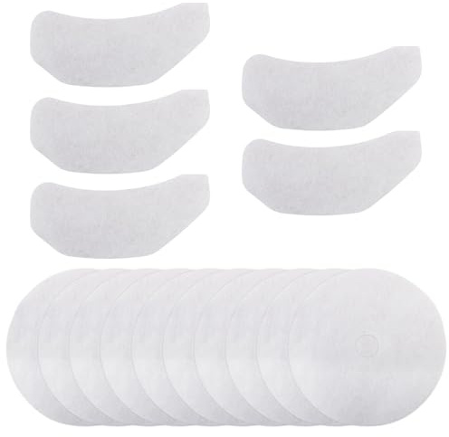 15pcs Tumble Dryer Filter Replacement Polyester Fiber Cloth Exhaust and Intake Filter Pads Universal Dryer Lint Filter Inserts 227 x 33 mm and 173 x 81 mm White for Clothes Dryer Maintenance