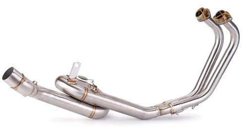 Exhaust Pipe Silencer Motorcycle Slip On Middle Pipe for YZF R25 R3 MT03 2015 2016 2017 2018 2020 YZFR25 YZF -R3 MT-03 Exhaust System Mid Tube Motorbike Connecting Tube