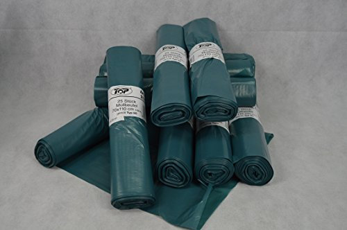 500 STÜCK MÜLLBEUTEL MÜLLSÄCKE BLAU 120 Liter (120l) TYP60 REIßFEST FLEXIBEL