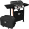Dellonda 2 Burner Gas BBQ Grill with Piezo Ignition, Built-In Thermometer & Water Resistant Cover, Black/Stainless Steel - DG227