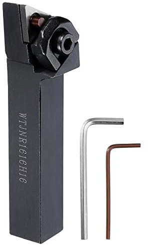 sourcing map CNC Drehmeißel Halter 93° WTJNR1616H16 5/8 40CrMo-42CrMo für Gewindeschneiden