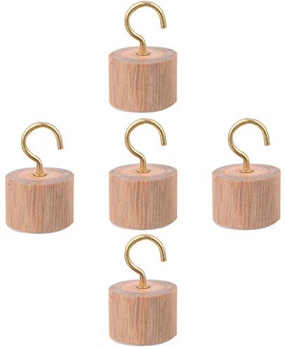 ORFOFE 5stücke Mehrzweckhaken Aus Holz Für Schränke Und Garderoben Deckenhaken Zum Freien Stanzen Für Küche Und Wohnzimmer