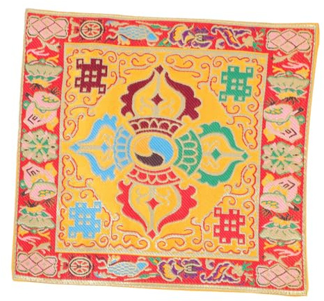 BESTonZON Dual-layer Klangschalenunterlage Aus Hochwertigem Material Rutschfestes Design Für Meditation Und Buddhistische Praktiken Dekorativ Und Langlebig