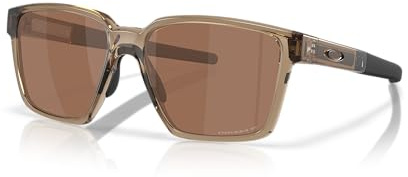 Oakley Oo9430 Actuator - Gafas de sol rectangulares cuadradas, Humo marrón/tungsteno Prizm polarizado, 57 mm