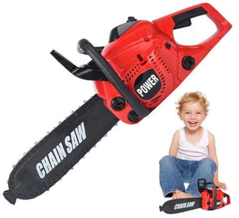 Tronçonneuse Jouet Pour ,Jouet Tronçonneuse Extérieur Pour , Pretend Play Series Tronçonneuse d'extérieur pour , Simulation de tonte de série pour en plein air, pour les amateurs de -jardin, petit