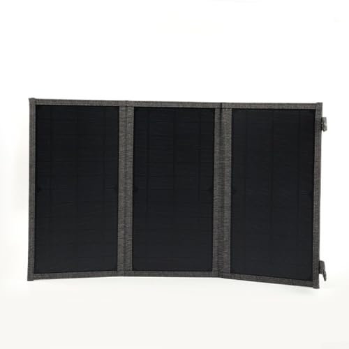 Hasaller Mobile Phone Solar Chargers 30W Portable Solar Panel Charger Foldable Solar Panel Monocrystalline Solar Panel Solar Charger for Power Station Mobile Phone Tablet Outdoor Camping(Black)