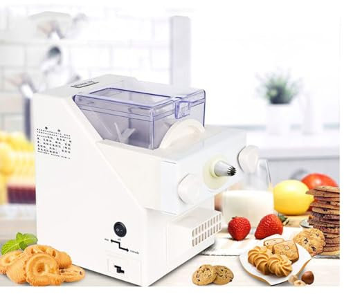 Macchina Per Fare Biscotti Da 180 W, Macchina Per Fare Biscotti Automatica, Velocità 50-60 Giri/min, 8 Ugelli Sostituibili, Viene Fornita Con 6 Tipi Di Formine Per Biscotti Per Uso In Cucina, Cottura