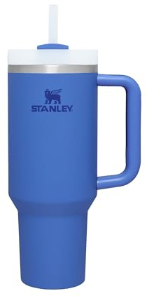 Stanley Quencher H2.0 Flowstate Tumbler 1.2L - Kallt I 11 Timmar - Iced I 48 Timmar - Kopp Med Halm, Handtag Och Lock - Diskmaskin Säker - Resemugg För Kall Dryck - Iris