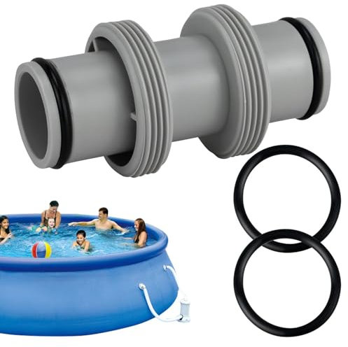 Connettore Giunto A T - Adattatore di Accoppiamento A T per Tubo Flessibile per Piscina con A Sabbia - Kit di Conversione della Pompa del Filtro A Sabbia per Piscine Gonfiabili Facili da Montar