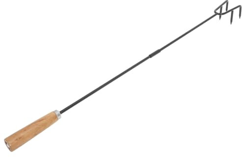 ULTECHNOVO Attizzatoio da per Caminetti e Bracieri Strumento Heavy Duty per Grigliate e Design con Gancio per Facile Riponimento e Veloce Utensili per e Braciere