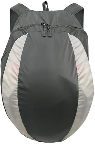 Mochila De Motocicletas - Bolsa De Montaña Impermeable Con Soporte De Casco Y Puerto De Carga USB | Bolsa De Engranaje Duradera, Aerodinámica Y Para Ciclistas, Viajeros Y Viajes Al Aire Libre