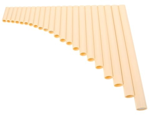 VICASKY 22 Pipe Pan Flute and Plastic Material Traditional Wind Instrument with Wide Range for Beginners and Professionals in Music Education and Folk Music