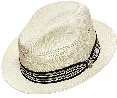 Kastori Strohhut Beach Havanna Bogart Herren Damen Edel & Elegant »Leno« Gr.L