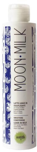 Moon Milk- Latte Disciplinante per Styling Capelli - Leave In Conditioner Per capelli ricci, lisci, mossi - Con Acqua di Mare, Burro di Karitè, Olio di Ricino e Olio di Avocado - 200 ML