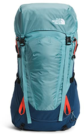 THE NORTH FACE Damen Terra Rucksack, Reef Waters/Shady Blue/Retro Orange, X-Small/Small