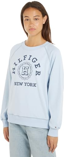 Tommy Hilfiger Damen Reg Varsity Raglan Sweatshirt Heavyweight Sweatshirts