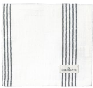 GreenGate Gladys Stoffserviette Grey 40x40cm