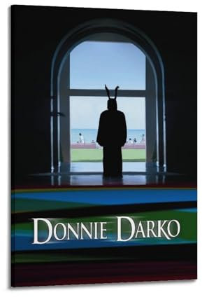 AAHARYA Donnie Darko Filmposter, abstraktes Bauernhaus, Galerie, ästhetische Raumdekoration für Schlafzimmer, Badezimmer, Rahmen-Stil, 20 x 30 cm