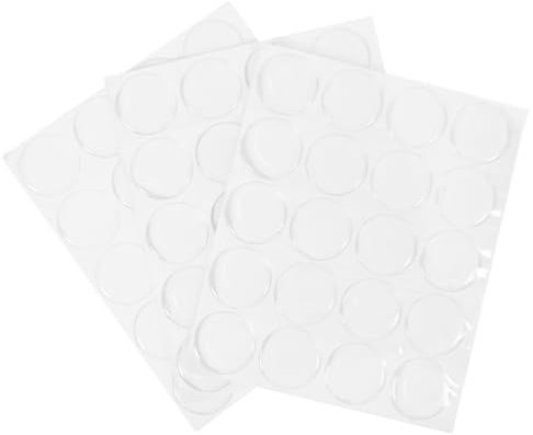 BCOATH 3 Bögen 60 Stück 25mm Runde Zeitliche Harz Cabochons Selbstklebend Selbstgemacht Schmuck Bastelbedarf Wasserfest Flache Rückseite Vielseitig Für Schmuck Uhren Deko