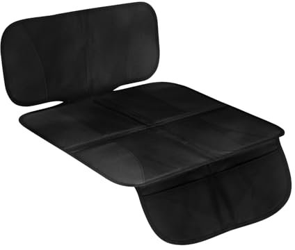Protectores de Asiento para Coche, Impermeable Protector de Asiento de Coche para los Asientos de Coche de Bebé, Compatible ISOFIX con Organizador Bolsillos, Protector Seguro para Asiento Infantil
