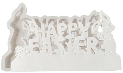 Easter Silicone Fondant Baking Mould, Easter Silicone Mold | Bunny Image Resin Molds Silicone Mold - Easy Release Molds, Candles Making Molds for L