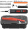 48 in 1 Electric Cordless Screwdriver Set, 3.6V Rechargeable Screwdriver, 5N.m Max Torque Cordless Screwdriver, One-click adjustment of forward and reverse rotation for Daily & Light Industrial Use