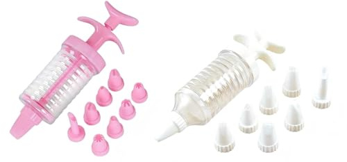 Beccucci Sac à Poche Set Decorazione Torte 18 Pezzi Ugelli Intercambiabili Kit Decorativo per Dolci Cupcake Biscotti Accessori per Pasticceria Fai da Te Regalo Perfetto per Compleanni e Fest