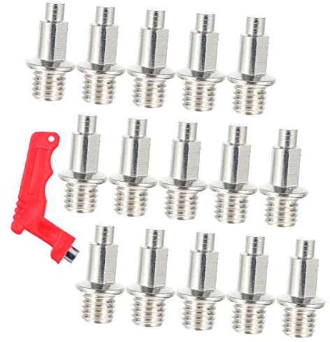 ibasenice 2 Juegos Clavos para Zapatillas de Atletismo Clavos Reemplazables para Correr Antideslizantes para Entrenamiento y Competición y