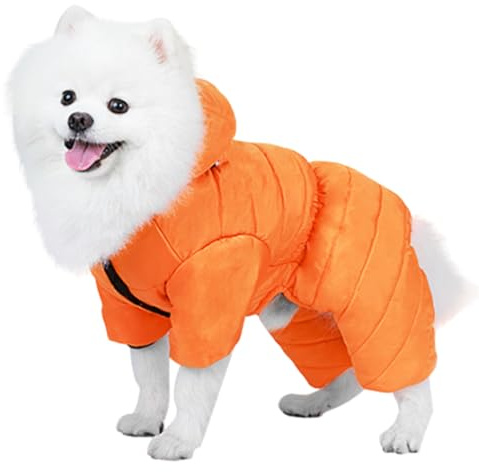 Hundrock | Bomull varm vattentät outfit | hund snöjacka kläder | för regn snö kallt väder höst jul valp