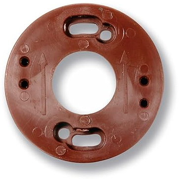 Adaptador para instalación mecanismos eléctricos vintage Garby con marco en superficie sin caja de empotrar - Accesorio para mecanismos de pared Garby Collection, de Fontini.