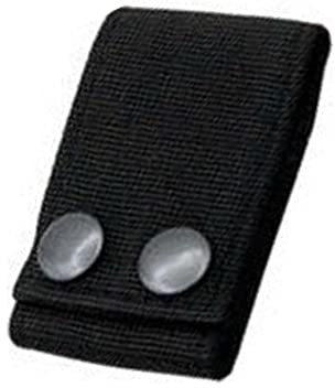 Handschellen-Etui, Nylon, Handschellen-Halter, Sicherheitsschnappverschluss, 5,7 cm, Schwarz
