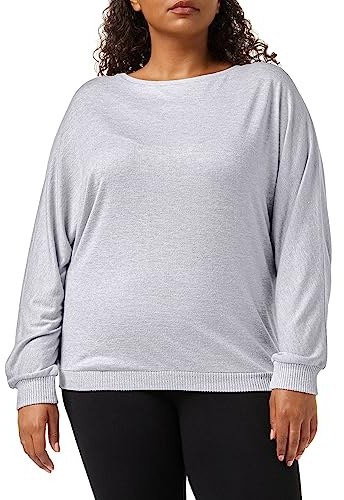 Triumph Women's Thermal Sweater Pyjamaoberteil, Dark Grey Melange, 40