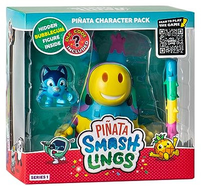 Pinata Smashlings SL6010A Pinata Articulated Figure Dazzle Donkey, Roblox, Official Toy from Toikido, Schwarz
