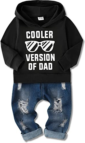 Amissz Completo Bambino Neonato 1-6 Anni Bimbo Neonati Vestiti per Neonato Tuta Manica Lunga Lettera Stampata Maglietta Top + Pantaloni Set