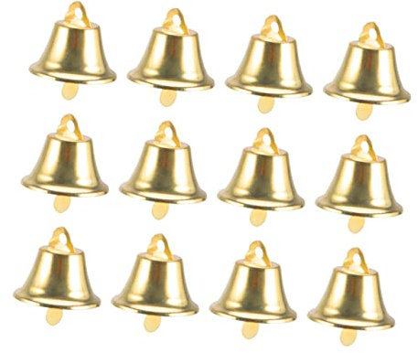 FUNOMOCYA 100stücke Weihnachtsglöckchen Mini Deko- Handgefertigte Für Weihnachtsbaum Und Bastelprojekte Durchmesser