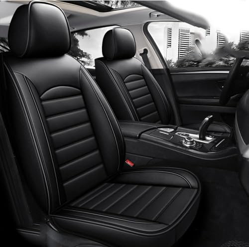 TaoZong Auto Sitzbezüge Sets,Für Opel Meriva A/Meriva B 2003-2017,Wasserdicht Bequem Sitzkissen Leicht Zu Reinigen Innenraum Zubehör,A-Black Style