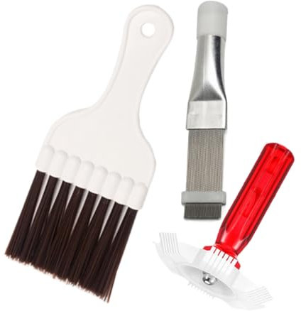 Hohopeti 3pcs Fin Combs Air Conditioner Deflector Cleaner Ac Fin Brush Condenser Coil Brush
