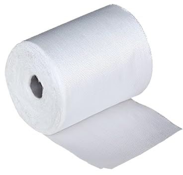 aghoer Ruban en tissu de fibre de verre, tissu en fibre de verre 10 cm x 30 m, ruban adhésif pour joints, tapis en fibre de verre, tissu de renfort, ruban en tissu