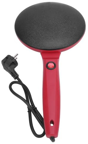 Macchina per Crêpe Elettrica Antiaderente 8 Pollici con Controllo Automatico della Temperatura, Macchina per Crêpe Elettrica con Interruttore a un Pulsante per (Spina europea