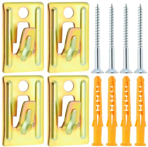 Hemobllo Kit De Fixation Murale Pour Chauffe-Eau 4 Pièces Avec Crochets Antidérapants Pour Cloisons Creuses Support Haute Capacité Pour Installation Facile