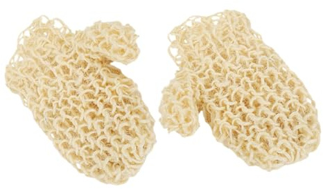 Veemoon Sisal Handschuh Bio Badehandschuh Aus Natürlichem Sisal Sisal-waschhandschuhe Hautpeeling-handschuhe Wiederverwendbare Peeling-handschuhe Für Dusche Und Bad