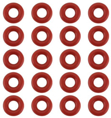 Be In Your Mind 100 Pezzi O-ring In Silicone Rosso Guarnizione In Silicone Per Lavatrice Frigorifero 7x3x2mm
