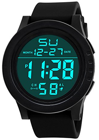 Quartz LED-klocka herr digital sportmode herrklocka Gw-6900, Svart, En storlek